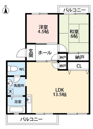 コーポ末広の物件間取画像